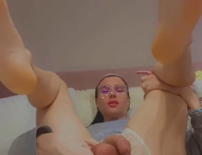 Cute Femboy Waiting for Daddy to Come Home Cums and Plays with Ass and Dick