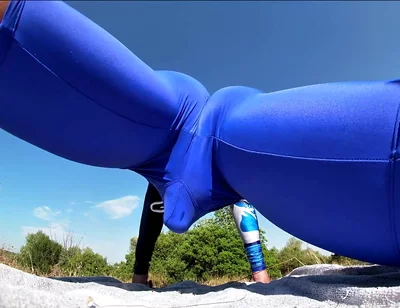 I Cum Without Taking off My Spandex After Getting Horny Working Out in Leggings