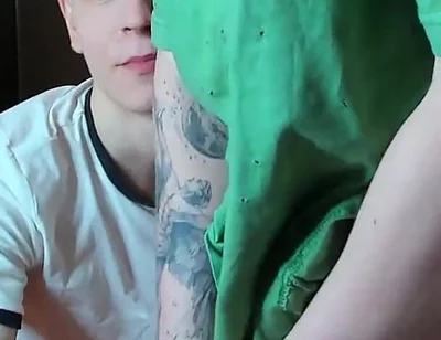 Have Time to Play with Your Buddy's Dick While He's Standing Next to You!