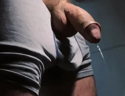 Macho Man Urinating with His Big Dick