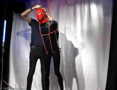 Nicky Latex Doll Gagged and Roped