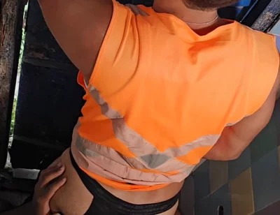 Worker Fucks My Ass in the Bathroom at Work