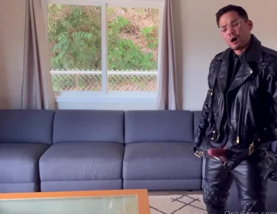 Colton reece leather gloves cum load