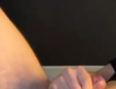Pup Jerking Live - Huge Cumshot