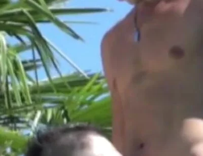 Jimy and Sunny fucking outdoor in the exhib garden