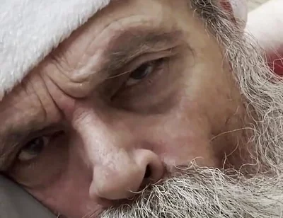 Grandpa Santa Bear Worships Cock