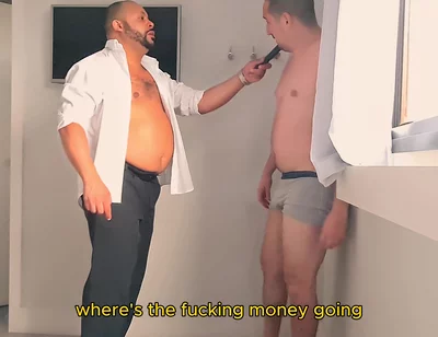 Bearzinho Black - the Debt Collector’s Bondage Interrogation