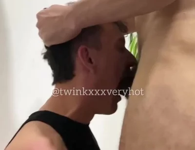 Swallowing My Rich Master's Cock