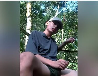 Jerking Off In The Park