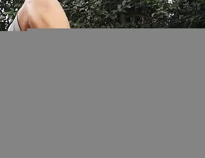 Teasing Cock and Ass in Nature in Different Positions