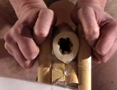 Long Fleshlight Pussy Stand Fuck Masturbation