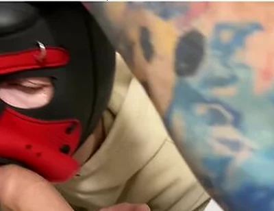 Young Guy Sucks Big Dick In Public Toilet And Gets Cumshot