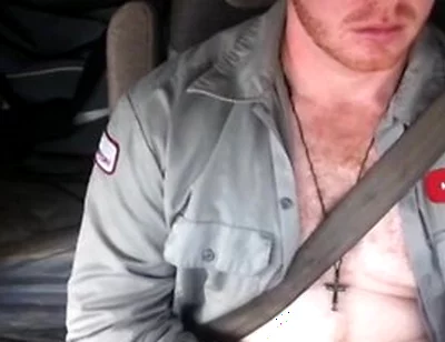 Ginger Trucker Jerks While He Drives - Thor Johnson