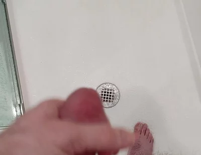 Jerking It in the Hotel Shower Stall