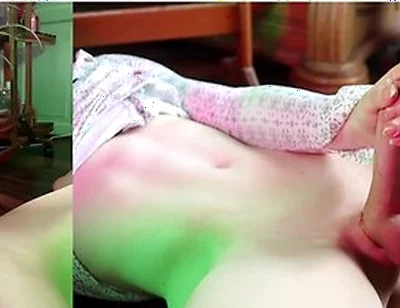 Femboy Fucks Juicy Ass And Leaks Precum