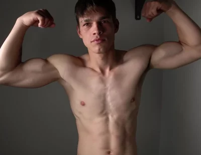 Handsome Solo Muscle Boy Flex Abs With Daniel Donovan