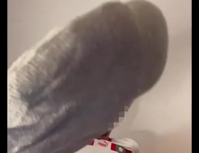 Arab Football Player Jerks off His Fat Cock and Asks for Feet and Socks Worship