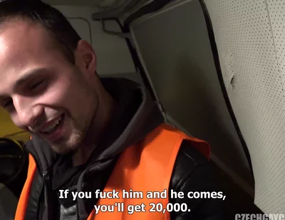 Czech Gay Couples 5 Parking Lot Punishment - Fresh Meat Wrecked in a Company Car