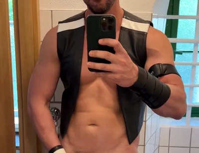 Getting ready for my next scene