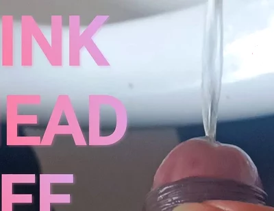 Pink Head Dick College Boy Peeing in Urinal