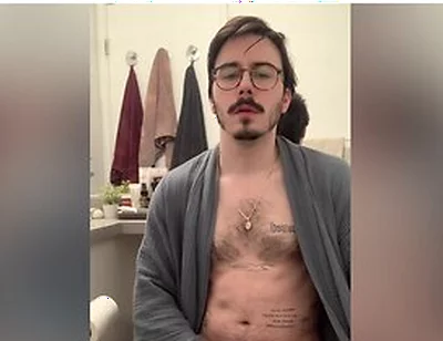 Bulging In My Robe And Jerking Off