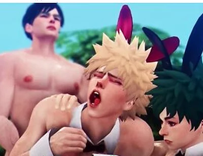 Car Toon - Heros Egg Hunt - Ida X Midoriya X Bakugo - My Hero Academia 3d Animation Parody