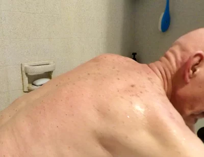 Play Time in the Tub. Wife Is at Work!