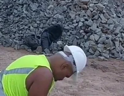The Workers Were Alone on the Site and Look What They Did