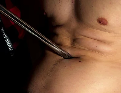 Belly Fetish Close-ups with Gutpunches and Navel Pressure Play