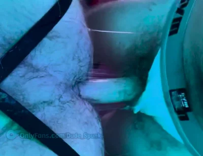 Hairy Cum Dump Jock Strap Bear Cub Gets Bred Raw & Bareback Rough & Hardcore in His Fat Gaping Ass Hole in the Sex Sling