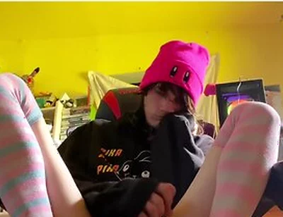Femboy Gets Bored After Gaming And