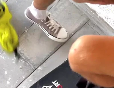 He Noticed a Guy He Saw on a Gay App, and Asked Him to Have Sex Right Then and There. He Fucked a Skateboarder on a Fire Escape
