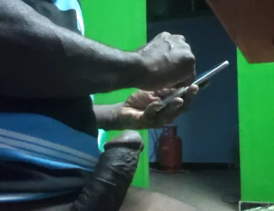 Indian Tamil Mature Man Mastrubation on the Chair