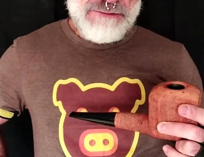 Huge Pipe Smoking Dad
