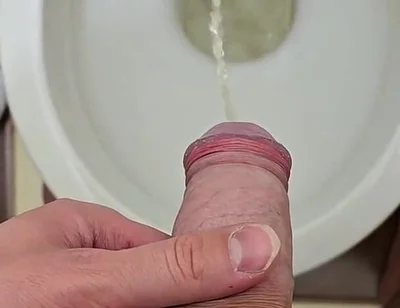 This Is How Hard It Is to Pee with a Hard Dick After an Orgasm