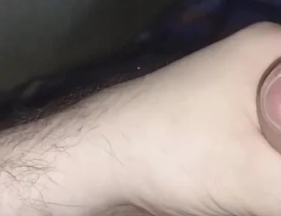 Masturbating on Bed and Huge Cumshot to My Hairy Belly