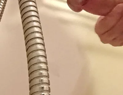 December Bathroom Cumshot