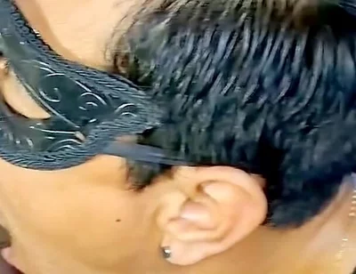 Black Man with a Huge Cock Relentlessly Fucks My Throat.