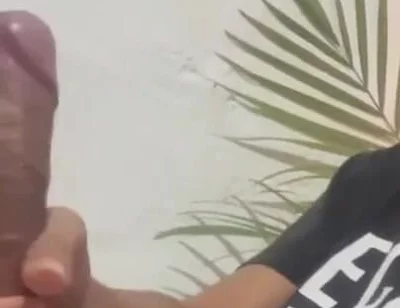 Young Man Enjoying a Rich Handjob