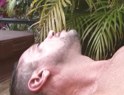 Gay's on Fire Scene-4_twink in Swimsuit Enjoys Sucking a Muscular Guy's Cock in the Pool