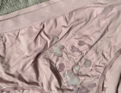 Cum on Wife’s Panties 8