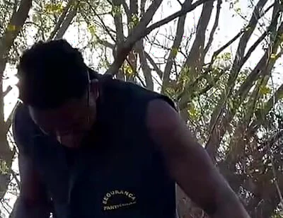 Vigilante Humiliating the Worker