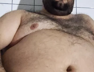 Fat Pig Trapped Between Fat and Semen