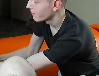His Cock Is Bound to Get Hard as He Tenses It up!