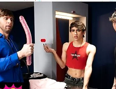 Airport Security Dom King Frees Foxy Alex From His Cock Cage And Licks His Delicious Ass