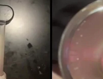 Pissing in a Fleshlight Helped by a Friend POV