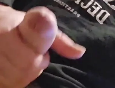 Waiting for My Morning Coffee Turned Into Horny Masturbation with a Cumshot on the Floor