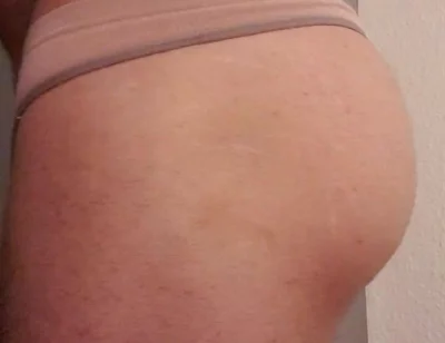 Ass in Girls Underwear