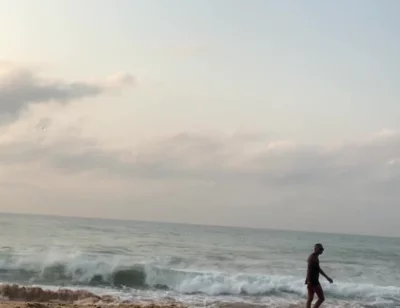 Still on Beach Having Good Time Alone