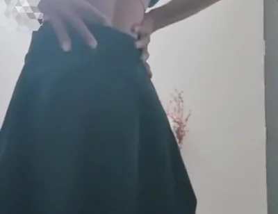 Cute Gay Sissy in Skirt
